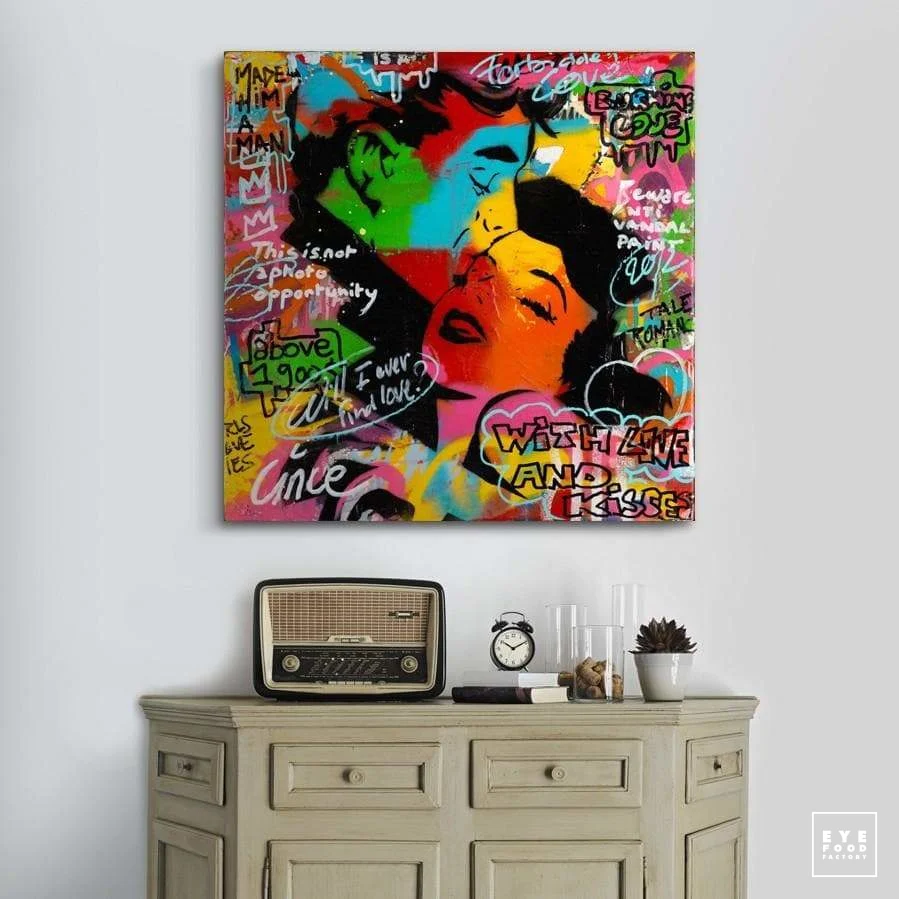 V RICHEUX-With Love and Kisses-100x100-m-mu
