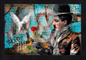 Romaric - Charlie Chaplin et la colombe