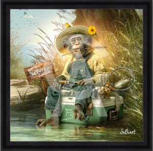 Sylvain Binet - Singe Pêcheur